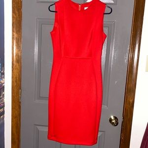 CALVIN KLEIN RED DRESS